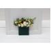Sunflower Pocket Boutonniere in Yellow & White | Square Faux Flower Accessories