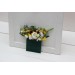 Sunflower Pocket Boutonniere in Yellow & White | Square Faux Flower Accessories