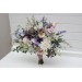 Spring & Summer Wedding Bouquets in Lilac, Ivory & Blush Pink | Faux Bridal & Bridesmaid Wildflower Bouquets