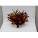 Wedding Bouquets in Burgundy, Deep Red & Burnt Orange – Faux Bridal Flowers