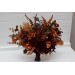 Wedding Bouquets in Burgundy, Deep Red & Burnt Orange – Faux Bridal Flowers