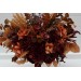 Wedding Bouquets in Burgundy, Deep Red & Burnt Orange – Faux Bridal Flowers