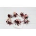 Wedding Boutonnieres & Wrist Corsage in Burgundy, Dusty Rose & Blush Pink | Faux Flower Accessories