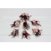 Wedding Boutonnieres & Wrist Corsage in Burgundy, Dusty Rose & Blush Pink | Faux Flower Accessories