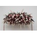 Flower Arch Arrangement in Burgundy, Dusty Rose & Blush Pink | Faux Floral Archway for Wedding