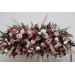 Flower Arch Arrangement in Burgundy, Dusty Rose & Blush Pink | Faux Floral Archway for Wedding