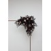  Flower arch arrangement in deep purple black gold beige colors.  Arbor flowers. Floral archway. Faux flowers for wedding arch. Halloween wedding. BLACK