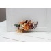 Flower comb in rust brown ivory color scheme. Wedding accessories for hair. Bridal flower comb. Bridesmaid floral comb. 0019