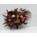 Wedding bouquets in rust burgundy cinnamon colors. Bridal bouquet. Faux bouquet. Bridesmaid bouquet 0022