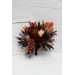 Wedding bouquets in rust burgundy cinnamon colors. Bridal bouquet. Faux bouquet. Bridesmaid bouquet 0022