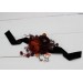  Wedding boutonnieres and wrist corsage  in rust burgundy cinnamon color theme. Flower accessories.0022 