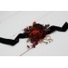  Wedding boutonnieres and wrist corsage  in rust burgundy cinnamon color theme. Flower accessories.0022 