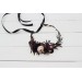 Deep purple black gold beige flower crown. Hair wreath. Flower girl crown. Wedding flowers. Halloween wedding. 5194