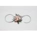 Wedding Boutonnieres & Wrist Corsage in Beige, White, Gray & Blush Pink | Faux Flower Accessories