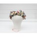 Pastel flower crown. Wildflowers floral crown. Hair wreath. Flower girl crown. Wedding flowers. 5259