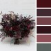 Wedding Bouquets in Deep Purple & Burgundy | Cascading Faux Bridal & Bridesmaid Bouquets