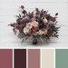 Wedding Bouquets in Mauve, Purple & Beige | Faux Bridal & Bridesmaid Bouquets