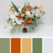 Exotic Orchid & Calla Lily Bridal Bouquet | White & Orange Flowers for Beach Weddings