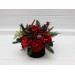  Christmas centerpiece. Table decor. Wedding flowers in box. Winter wedding. 5117