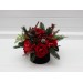 Christmas centerpiece. Table decor. Wedding flowers in box. Winter wedding. 5117