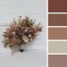Wedding Bouquets in Dusty Rose, Cinnamon & Ivory | Faux Bridal & Bridesmaid Bouquets