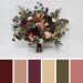 Wedding Bouquets in Burgundy, Ivory, Dusty Rose & Cinnamon | Faux Bridal & Bridesmaid Bouquets