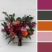 Jewel-Tone Wedding Bouquets in Emerald Green, Orange, Pink & Magenta | Faux Bridal & Bridesmaid Bouquets