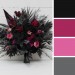 Deep Purple, Black, and Magenta Wedding Bouquets – Gothic Bridal Designs