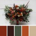 Wedding Bouquets in Terracotta, Cinnamon, Rust & Ivory | Faux Bridal & Bridesmaid Bouquets