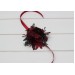 Wedding Boutonnieres & Wrist Corsage in Deep Burgundy | Faux Flower Accessories