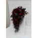 Wedding Bouquets in Burgundy – Classic & Cascading Artificial Bridal Bouquets