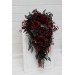 Wedding Bouquets in Burgundy – Classic & Cascading Artificial Bridal Bouquets