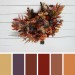 Wedding Bouquets in Rust, Purple & Orange | Faux Bridal & Bridesmaid Bouquets