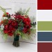 Wedding Bouquet in Red Colors with Berries | Faux Bridal & Bridesmaid Bouquets