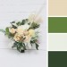 Wedding Bouquets in Cream, Ivory & Champagne | Faux Bridal & Bridesmaid Bouquets