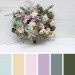 Colorful Wedding Bouquets | Faux Bridal & Bridesmaid Flower Arrangements