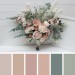 Wedding Bouquets in Beige & Blush Pink | Faux Bridal & Bridesmaid Bouquets
