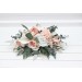 Wedding Bouquets in White & Blush Pink | Faux Bridal & Bridesmaid Bouquets