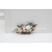 Flower comb in beige white gray blush pink color scheme. Wedding accessories for hair. Bridal flower comb. Bridesmaid floral comb. 5261
