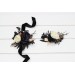 Flower comb in ivory black gold color scheme. Wedding accessories for hair. Bridal flower comb. Bridesmaid floral comb. 5119