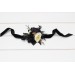 Wedding Boutonnieres & Wrist Corsage in Ivory, Black & Gold | Faux Flower Accessories