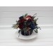 Burgundy navy blue dusty rose gold centerpiece. Table decor. Wedding flowers in box. 5090