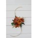 Wedding Boutonnieres & Wrist Corsage in Cinnamon, Rust & Orange | Faux Flower Accessories
