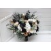 Black, Gold, and White Wedding Bouquets – Bridal and Cascading Faux Designs
