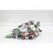 Spring & Summer Wedding Bouquets in White, Terracotta & Dusty Blue | Faux Bridal & Bridesmaid Cascading Bouquets