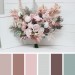 Wedding Bouquets in Beige & Blush Pink | Faux Bridal & Bridesmaid Bouquets