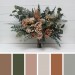 Wedding Bouquets in Beige & Brown | Faux Bridal & Bridesmaid Bouquets