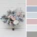 Dusty Blue, Blush Pink & White Wedding Bouquets | Faux Bridal & Bridesmaid Bouquets