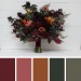 Protea & Calla Lily Bridal Bouquet | Deep Burgundy, Rust & Hunter Green Wedding Flowers