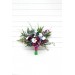 Wedding Bouquets in White, Blue, Magenta & Purple | Exotic Bridal & Bridesmaid Faux Bouquets